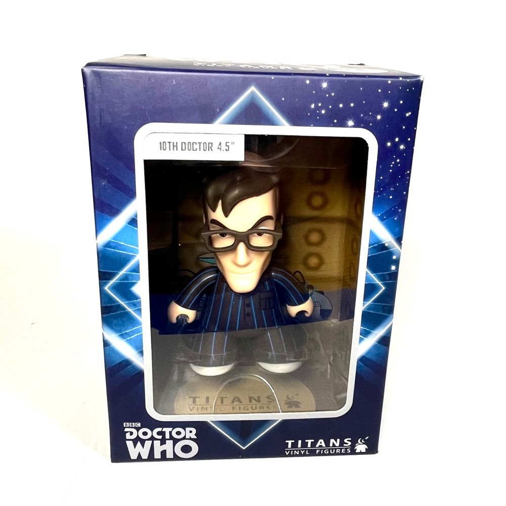 Doctor Who 10th Doctor Titans Vinyl Figure 4.5" Nerd Block Exclusi David Tennant